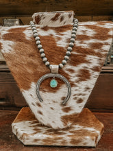 Load image into Gallery viewer, Genuine 10mm-22&quot; Navajo Necklace W/ Pendant
