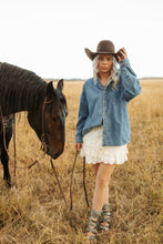 Load image into Gallery viewer, Washed Denim Shirt
