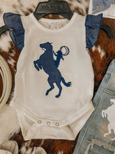 Load image into Gallery viewer, Bucking Horse Onesie
