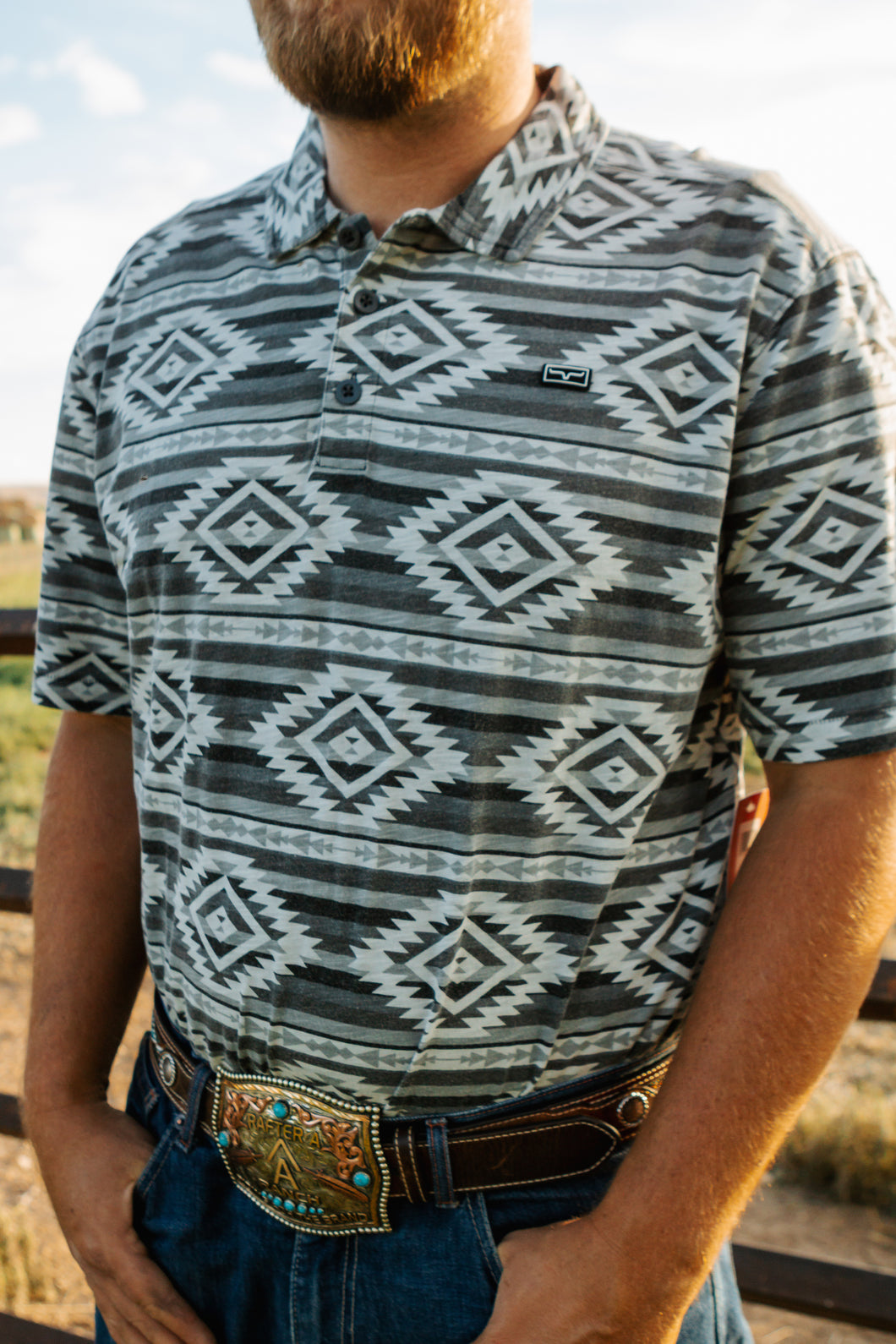 Kimes Tulum Gray Short sleeve polo