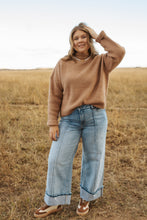 Load image into Gallery viewer, Cocoa Ribbed Sweater Top
