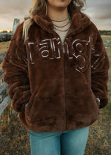 Load image into Gallery viewer, Women&#39;s Brown Wrangler Fur Jacket

