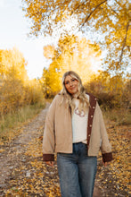 Load image into Gallery viewer, Mocha Red Plaid Reversible Jacket
