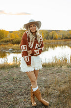 Load image into Gallery viewer, Horseshoe sweater cardigan

