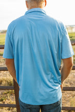 Load image into Gallery viewer, Mens Blue polo
