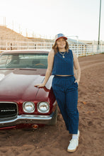 Load image into Gallery viewer, Blue Gingham Set
