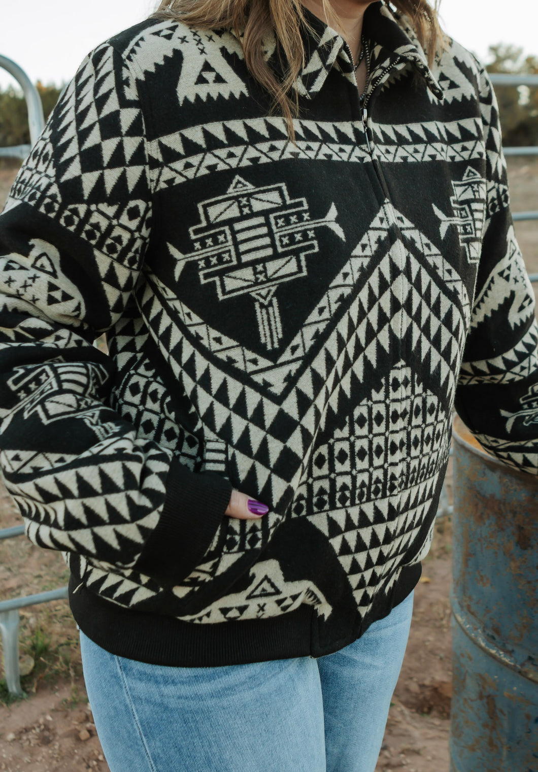 AZTEC BOMBER JACKET