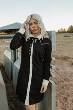 Load image into Gallery viewer, Wrangler Western Women&#39;s Snap Dress with Tie
