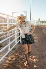 Load image into Gallery viewer, Boot Print Concho Button Down Shorts
