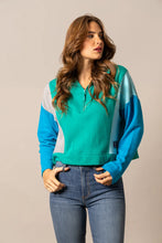 Load image into Gallery viewer, Cami Green Kimes 1/4 Zip Pullover
