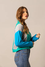 Load image into Gallery viewer, Cami Green Kimes 1/4 Zip Pullover
