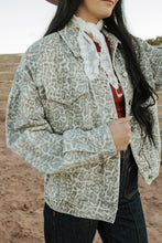 Load image into Gallery viewer, Leopard Denim Jacket
