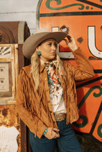 Load image into Gallery viewer, Fringe Suede Jacket
