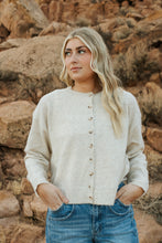 Load image into Gallery viewer, Taupe sweater Cardigan
