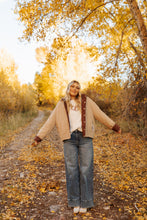 Load image into Gallery viewer, Mocha Red Plaid Reversible Jacket
