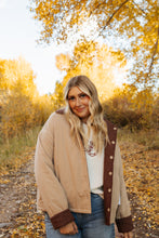 Load image into Gallery viewer, Mocha Red Plaid Reversible Jacket
