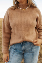 Load image into Gallery viewer, Cocoa Ribbed Sweater Top
