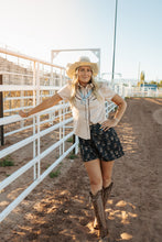 Load image into Gallery viewer, Suede light brown puff sleeve top
