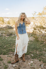 Load image into Gallery viewer, Rock &amp; Roll denim zip vest
