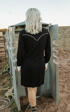 Load image into Gallery viewer, Wrangler Western Women&#39;s Snap Dress with Tie
