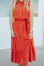 Load image into Gallery viewer, Panhandle Slim Distressed Sleeveless Dress
