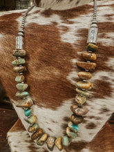 Load image into Gallery viewer, 30&quot; Sterling Silver Stone Necklace
