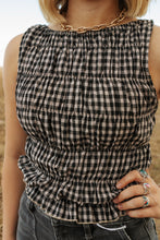 Load image into Gallery viewer, Gingham printed tank
