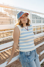 Load image into Gallery viewer, Sweater knit tank in BLUEBELL
