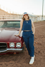 Load image into Gallery viewer, Blue Gingham Set
