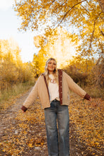 Load image into Gallery viewer, Mocha Red Plaid Reversible Jacket
