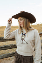 Load image into Gallery viewer, Cowboy Boots Sweater
