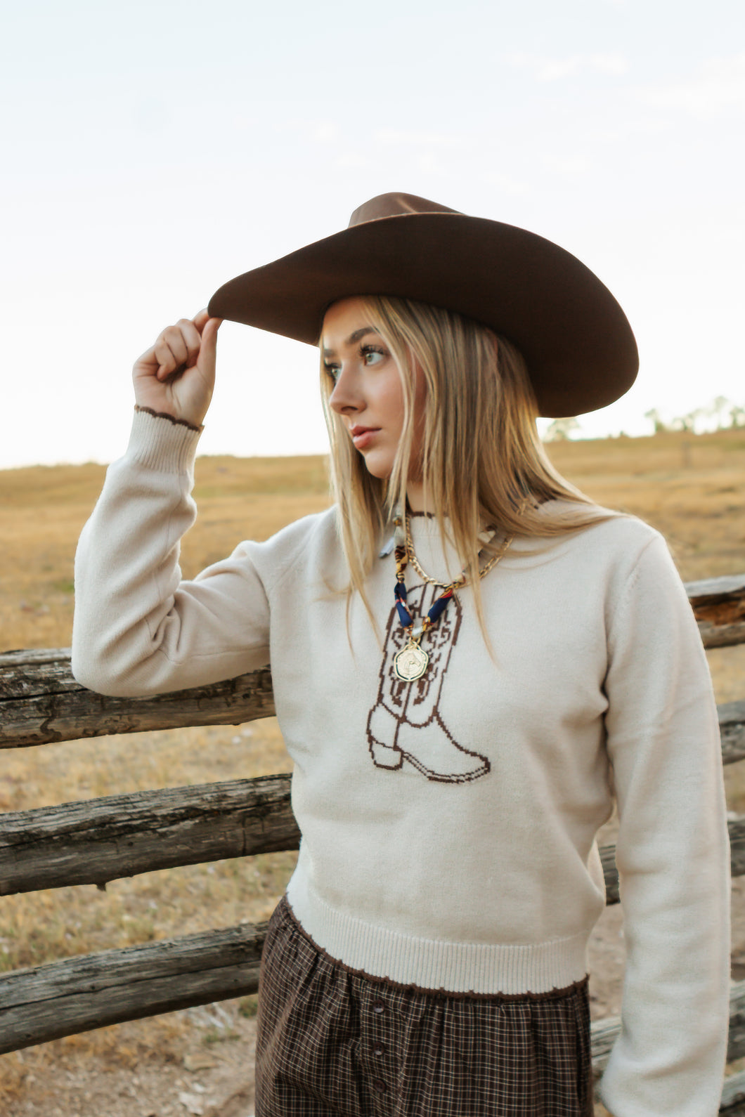 Cowboy Boots Sweater