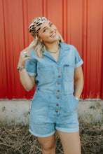 Load image into Gallery viewer, Wrangler Denim romper
