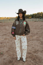 Load image into Gallery viewer, West Rodeo patch bomber jacket
