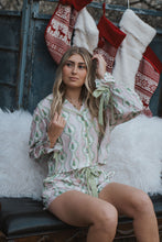 Load image into Gallery viewer, DOORBUSTER PRICE/ Pink Gingham Christmas PJ Set
