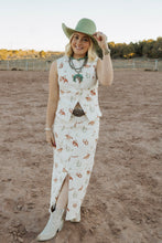 Load image into Gallery viewer, Cream Western Skirt
