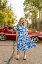 Load image into Gallery viewer, The Serena In Oceanic Orchid Dress
