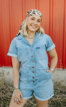 Load image into Gallery viewer, Wrangler Denim romper
