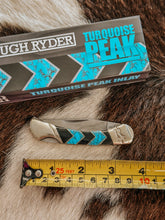 Load image into Gallery viewer, Rough Ryder Turquoise Peak Lockback Pocket Knife
