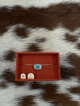 Load image into Gallery viewer, Spur West Buckle Necklace With Genuine Turquoise
