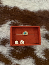 Load image into Gallery viewer, Spur West Buckle Necklace With Genuine Turquoise
