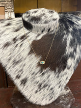 Load image into Gallery viewer, Spur West Buckle Necklace With Genuine Turquoise

