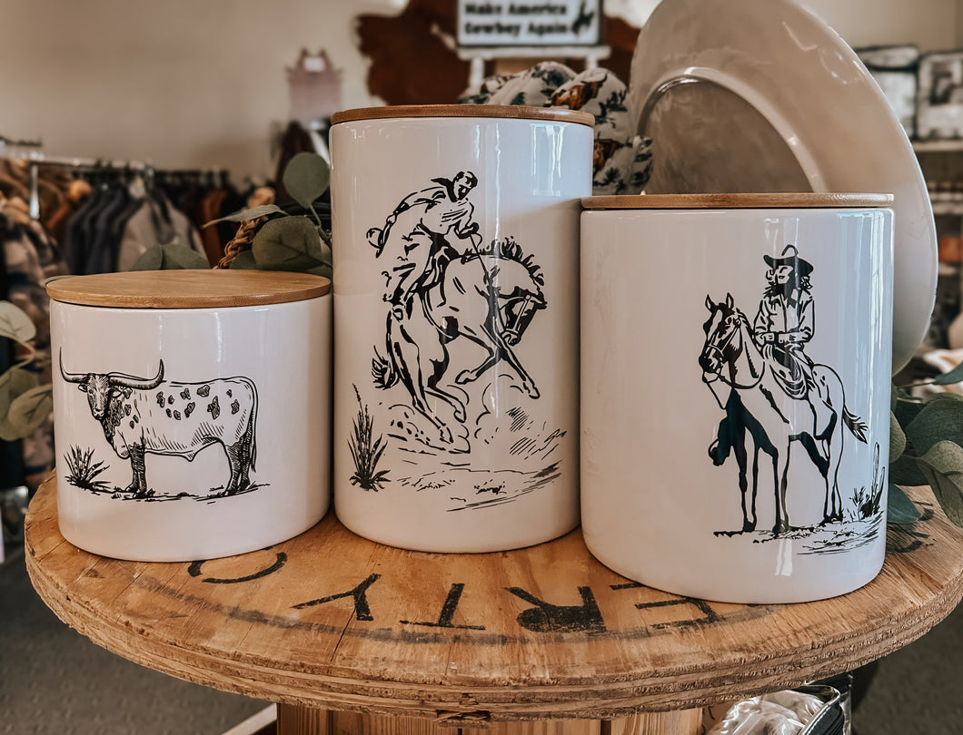 Ranch Life 3PC Canister Set
