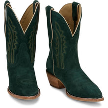 Load image into Gallery viewer, Women&#39;s Lea Emerald Suede Tony Lama Booties
