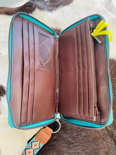 Load image into Gallery viewer, Turquoise Wrangler Wallet
