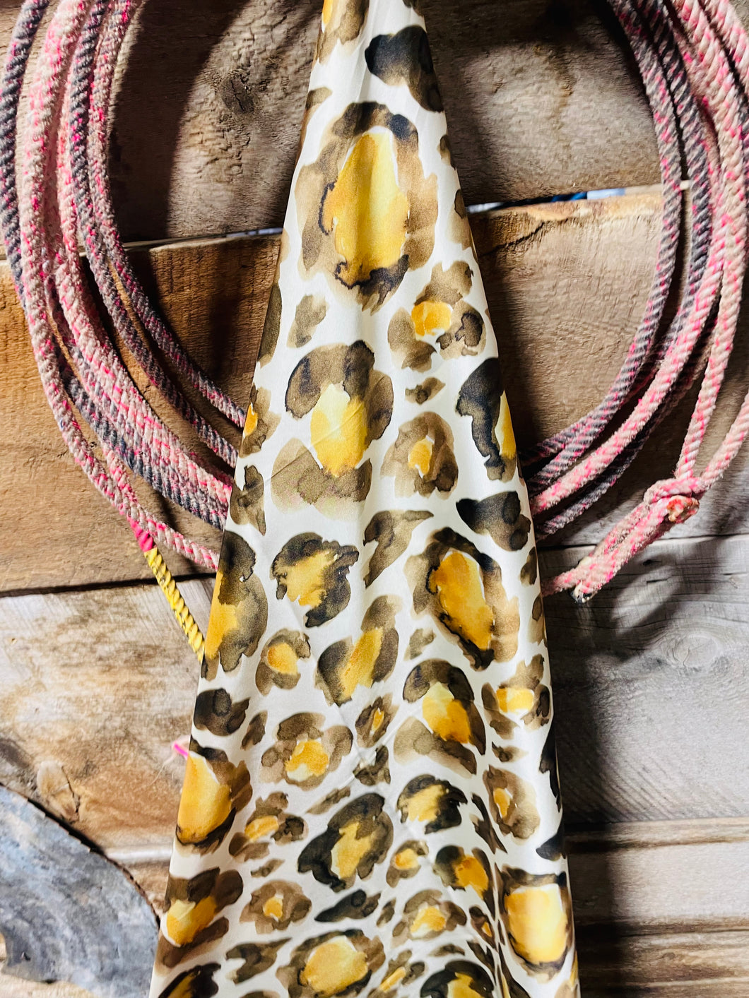 Light Leopard Print Wild Rag