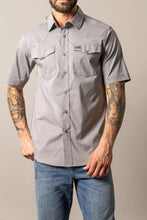 Load image into Gallery viewer, Mens Kimes Rio Gray SS Snap Shirt
