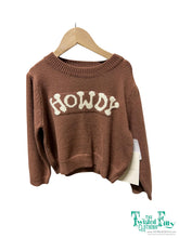 Load image into Gallery viewer, Brown Puff Howdy - Toddler Sweater

