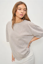 Load image into Gallery viewer, Striped basic tee

