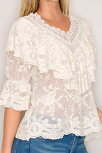 Load image into Gallery viewer, LACE BLOUSE
